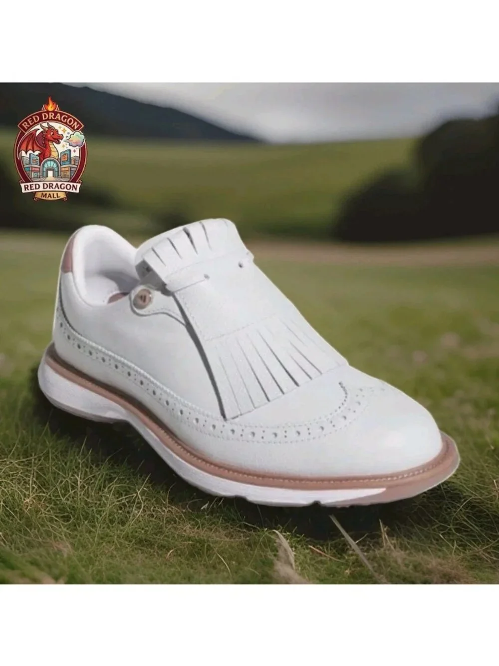 Adidas MC Zoysia Spikeless Golf Grey Gum White Shoes IH5993 - Women's Size 7.5